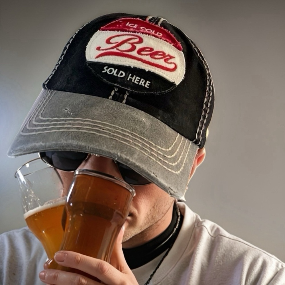 ❤️5 for $25❤️ - Ice Cold Beer Sold Here cap - distressed by design - perfect